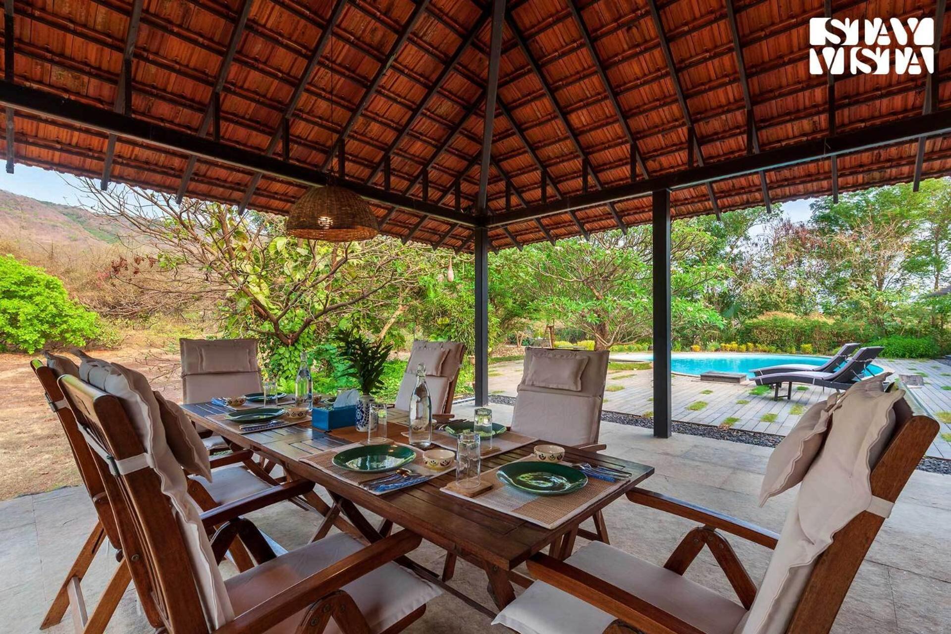 Wander Beyond By Stayvista - Featuring A Bali-Themed Abode And A Refreshing Swimming Pool Alībāg Ngoại thất bức ảnh